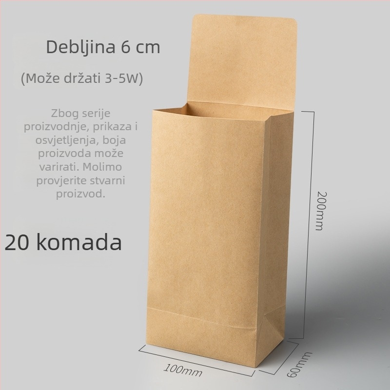 Thinking Kraft papir novčana torbica u obliku kuverte – Kuvertnog stila pohrana novca, Veliki / Srednji / Mali