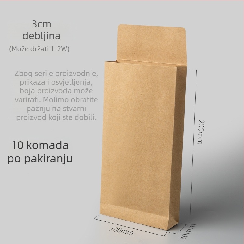 Thinking Kraft papir novčana torbica u obliku kuverte – Kuvertnog stila pohrana novca, Veliki / Srednji / Mali