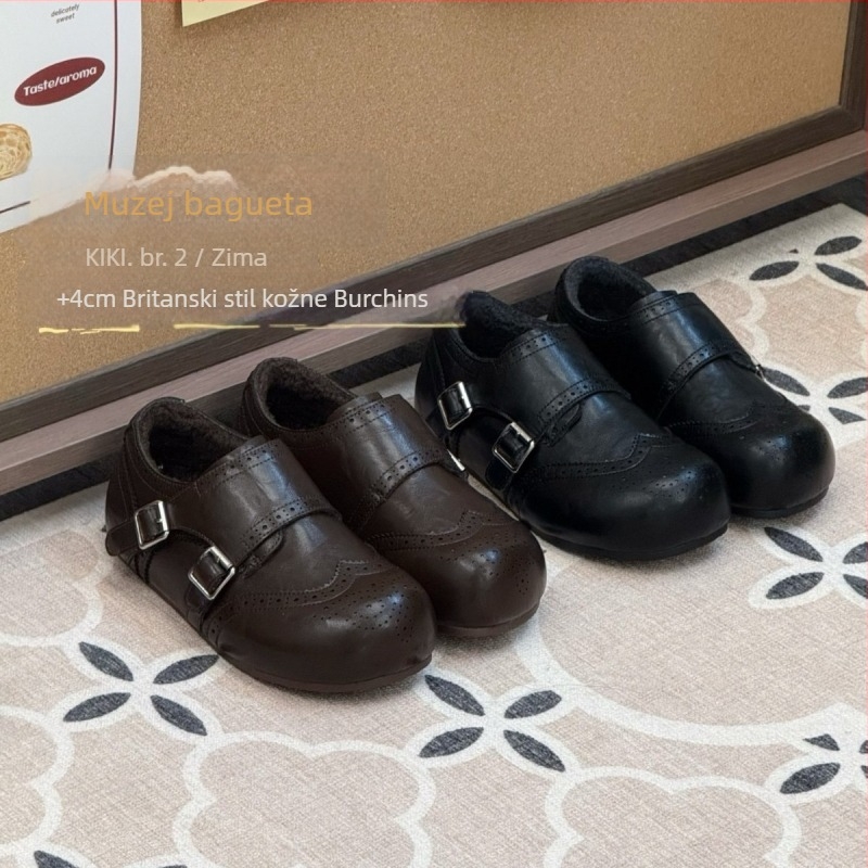 Mollykiki ženske loaferice (gornji dio: prava koža; unutarnja podstava: ovčja vuna; kopča)