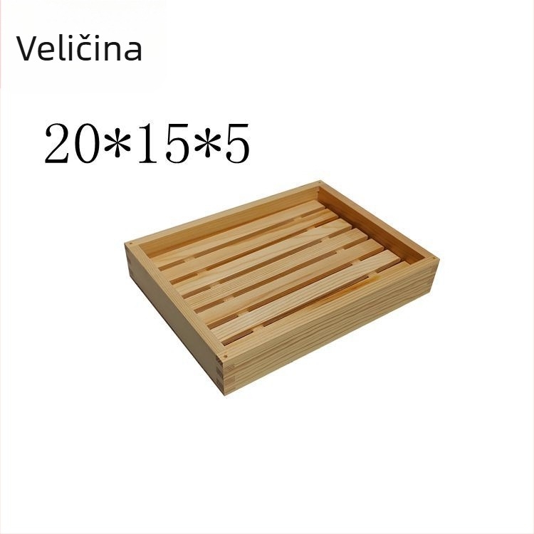 Sushi drvena kutija od prirodnog drveta, prilagodljive unutarnje dimenzije, tiskani logotip i kutija za pakiranje