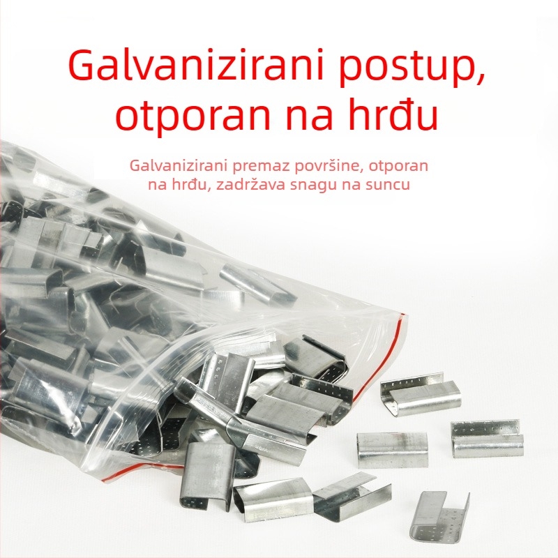 Kopča za pakiranje od najlona, šifra proizvoda Jzw668048286956, čvrstoća na rastezanje 246,9 kg, namijenjeno pakiranju kartona