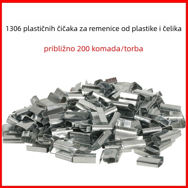 Kopča za pakiranje od najlona, šifra proizvoda Jzw668048286956, čvrstoća na rastezanje 246,9 kg, namijenjeno pakiranju kartona