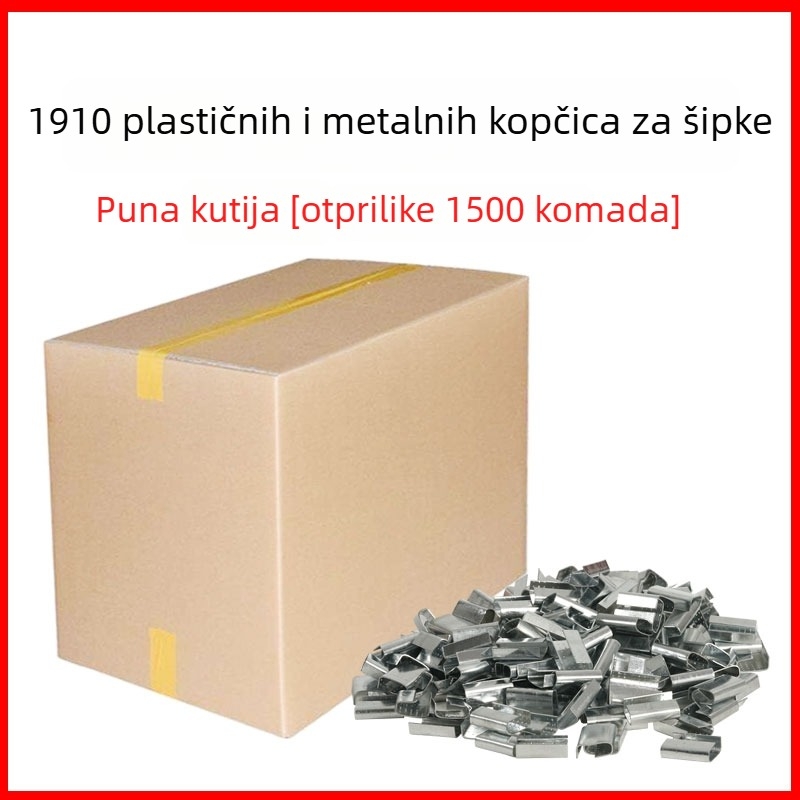 Kopča za pakiranje od najlona, šifra proizvoda Jzw668048286956, čvrstoća na rastezanje 246,9 kg, namijenjeno pakiranju kartona
