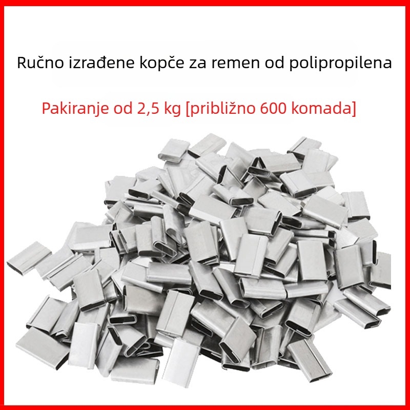 Kopča za pakiranje od najlona, šifra proizvoda Jzw668048286956, čvrstoća na rastezanje 246,9 kg, namijenjeno pakiranju kartona