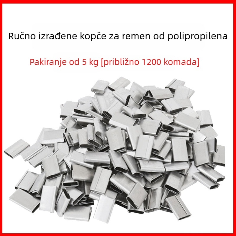 Kopča za pakiranje od najlona, šifra proizvoda Jzw668048286956, čvrstoća na rastezanje 246,9 kg, namijenjeno pakiranju kartona