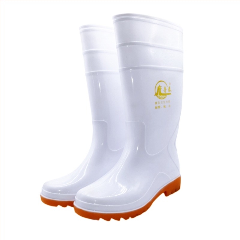 Model 1302 Visoke PVC čizme za kišu — Unisex, PVC gornji dio, Gumeni potplat, Protuklizne
