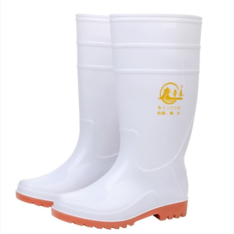 Model 1302 Visoke PVC čizme za kišu — Unisex, PVC gornji dio, Gumeni potplat, Protuklizne