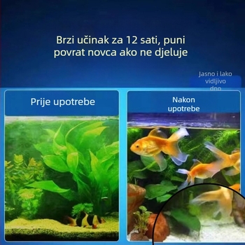 Čistač algi za akvarij – uklanja zelene i smeđe alge, vlaknastu alge; pročišćava vodu; težina 200-1000 g