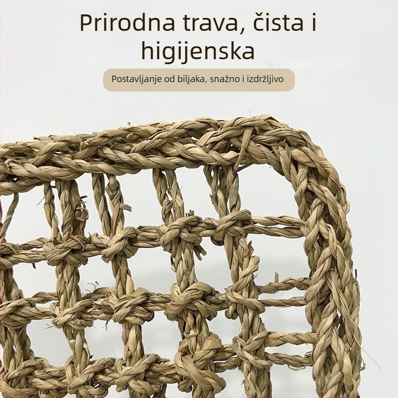 Mreža za penjanje papige, ručno pletena mreža od Water Grass, viseće gnijezdo za kućne ljubimce, podrijetlo Anhui, nije uvezeno