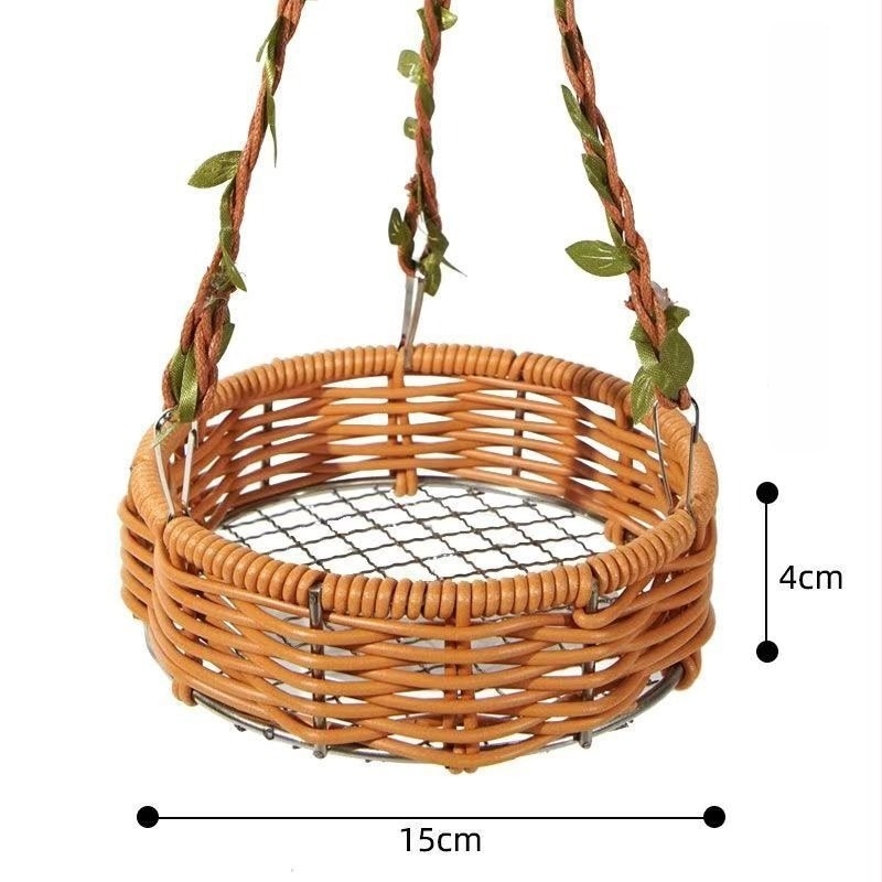 Drvena igračka za ptice: papagajska vinova viseća igračka, penjanje, oštrenje kandži, zaštita od ugriza (Materijal: Drugo; Podrijetlo: Drugo; Uvoz: Ne; Marka: Drugo)