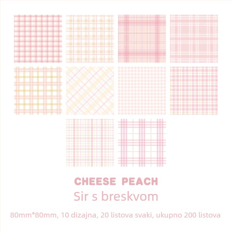 Bilješke s mrežom za planere, 200 listova, za učenike