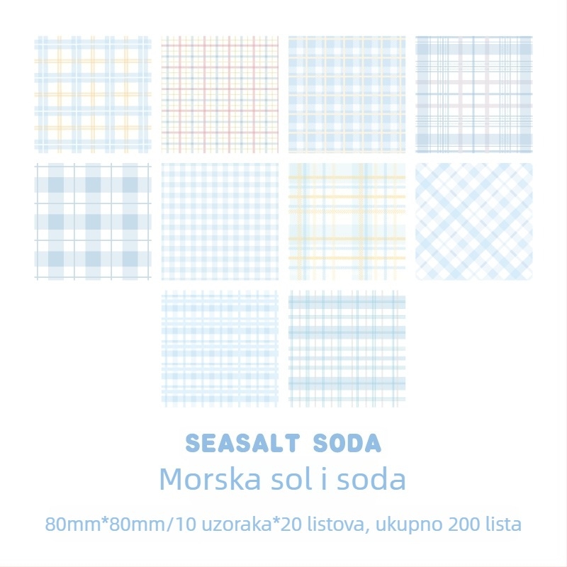 Bilješke s mrežom za planere, 200 listova, za učenike