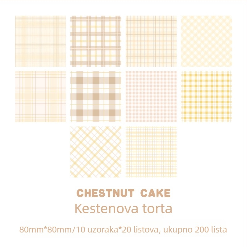 Bilješke s mrežom za planere, 200 listova, za učenike