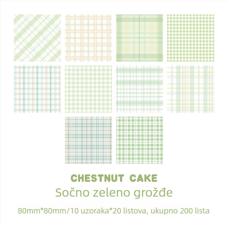 Bilješke s mrežom za planere, 200 listova, za učenike