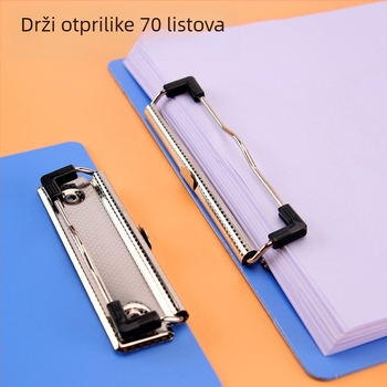 A4 plastični folder za dokumente s ravnim klipom – model H8109b