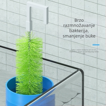 Četka za smanjenje buke akvarija za prelijevanje i odvodne cijevi, plastična