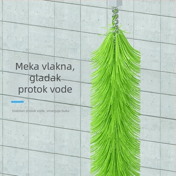 Četka za smanjenje buke akvarija za prelijevanje i odvodne cijevi, plastična