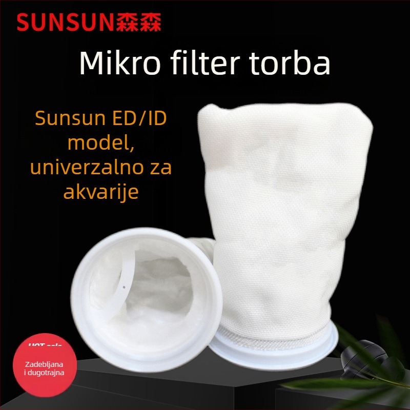 Torba za filtriranje akvarija, kemijska vlakna, filter pamuk, mreža, težina 0.1