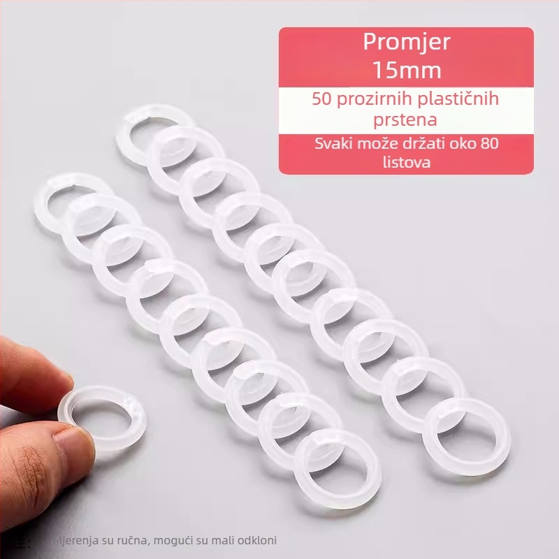 PP plastični perforator s prstenima za ručni dnevnik
