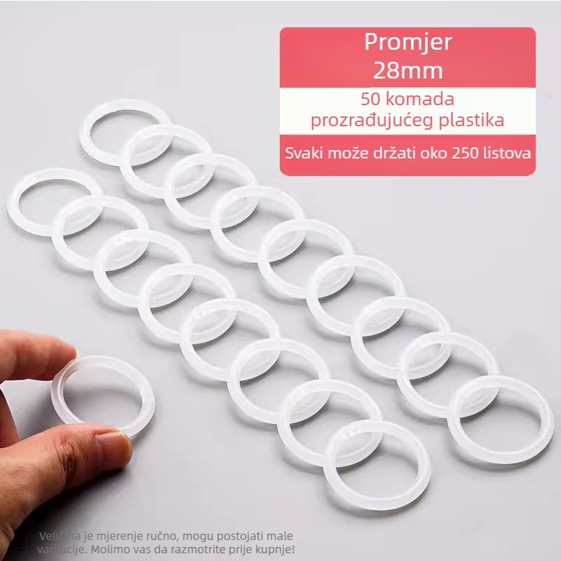 PP plastični perforator s prstenima za ručni dnevnik