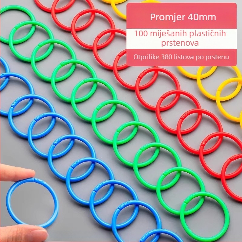 PP plastični perforator s prstenima za ručni dnevnik
