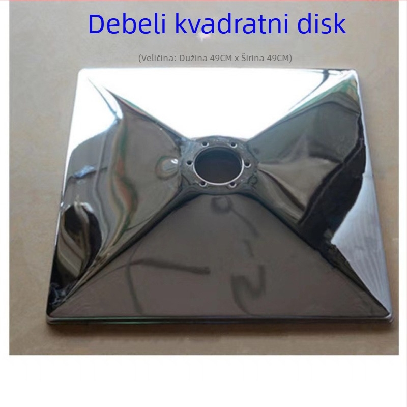 Podnožje za noge za frizerski stolac, nehrđajući čelik, moderan stil, model Pedal, marka Xindali, demontažni