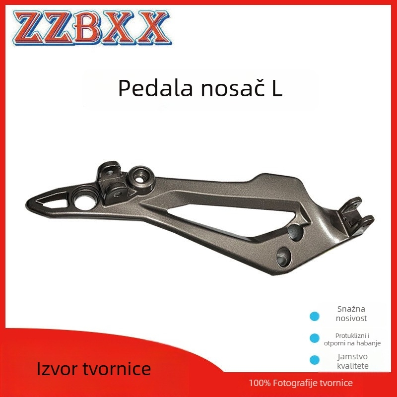 Pedale za motocikl Vento Tornado250 i Rocketman250 | Aluminijska legura | Stražnje pedale | Premaz prahom
