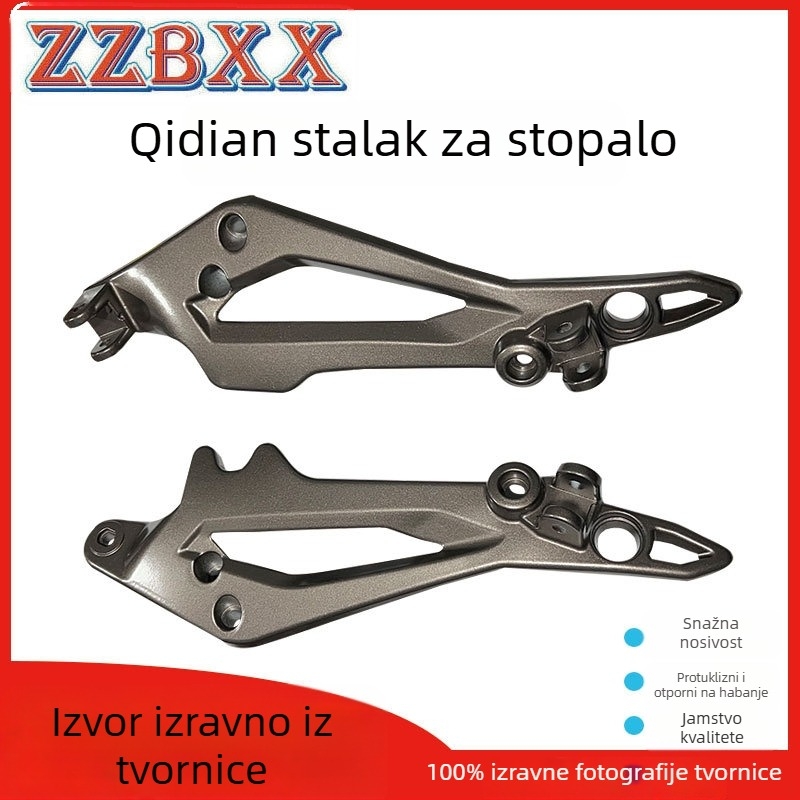 Pedale za motocikl Vento Tornado250 i Rocketman250 | Aluminijska legura | Stražnje pedale | Premaz prahom