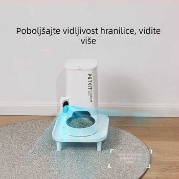 Xiaopei uzvišenistalak za hranjenje mačaka – plastični stol za hranjenje s držačem zdjele