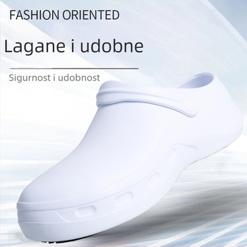 Unisex kuharske cipele s protukliznim EVA gornjim dijelom, plastična zaštita prstiju, vodootporne, lagane, za sve sezone