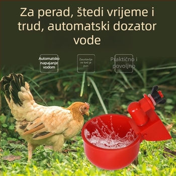 Automatska posuda za vodu za perad — plastična zdjela za vodu