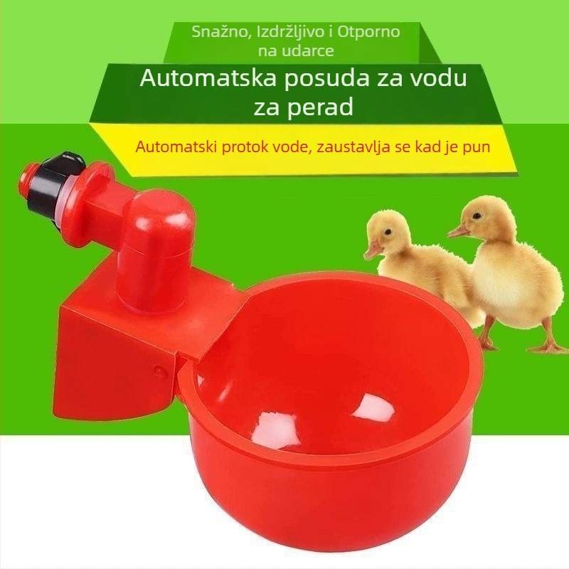 Automatska posuda za vodu za perad — plastična zdjela za vodu