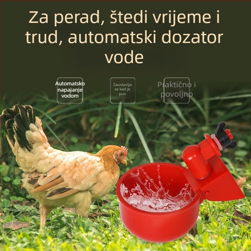 Automatska posuda za vodu za perad — plastična zdjela za vodu