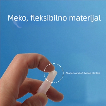 Push-tip hranilica za kućne ljubimce, za mačke i pse, dvostruka upotreba suha/vlažna hrana, plastična