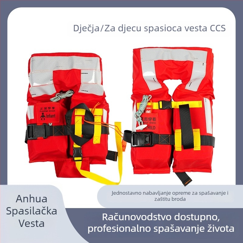 Životni prsluk za brodove - Novi standard, CCS certifikat, pogodan za odrasle i djecu