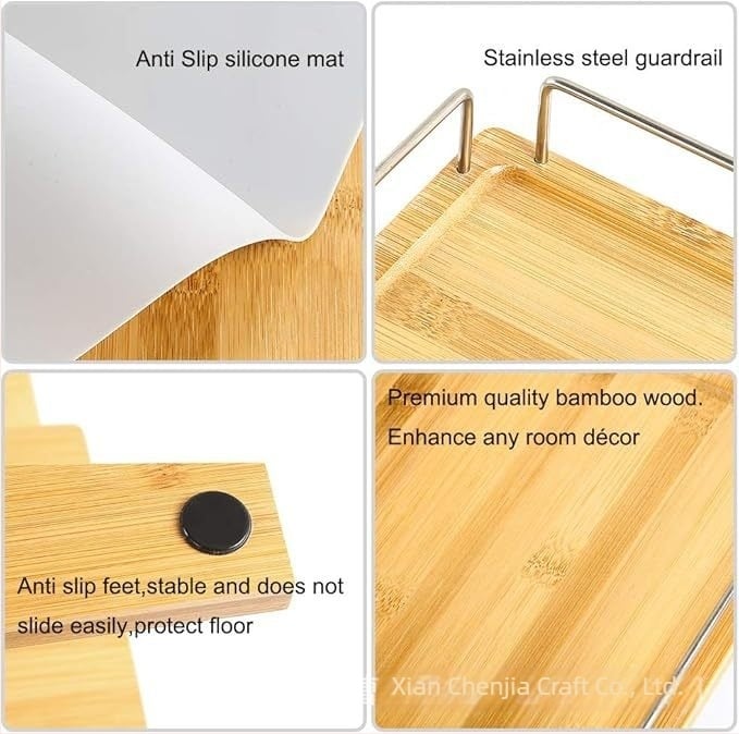 Drveni stalak za posude za mačke, podesiva visina, zaštita vrata, Chenjia