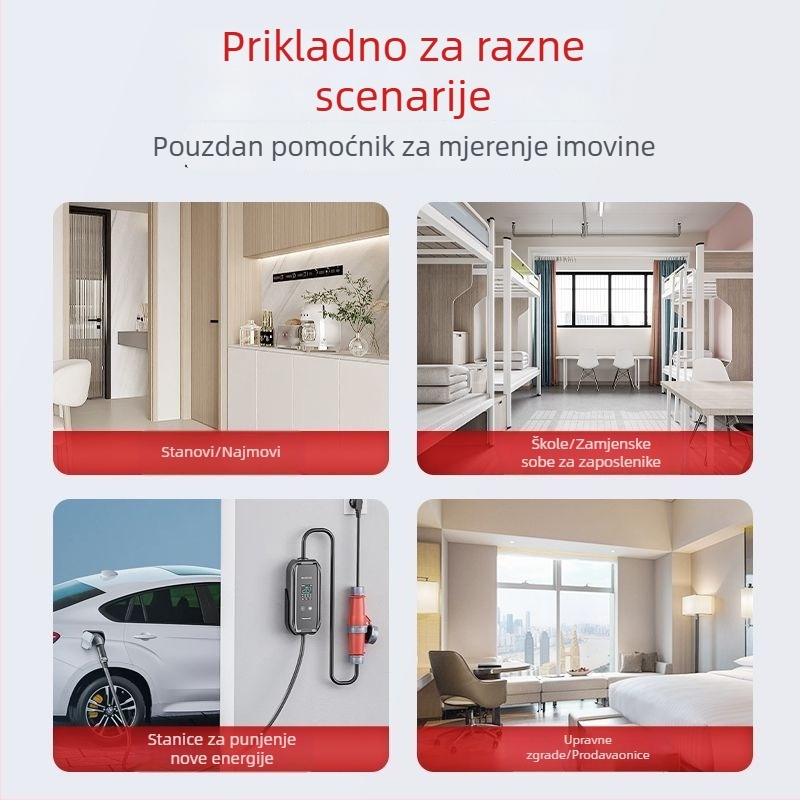 Digitalni pametni elektromjer 220V, jednofazni, za stambenu upotrebu