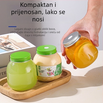 Jednokratna šalica za čaj s mlijekom i kavom, mala, plastična, za ponijeti, sa slamkom
