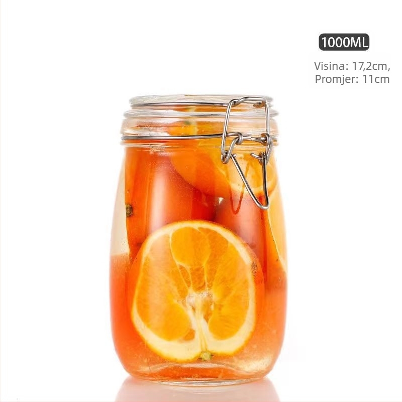 Staklena hermetički zatvorena posuda za hranu, kapaciteta ispod 300 ml, mikrovalna pećnica kompatibilna, nepravilnog oblika, s otisnutim logom