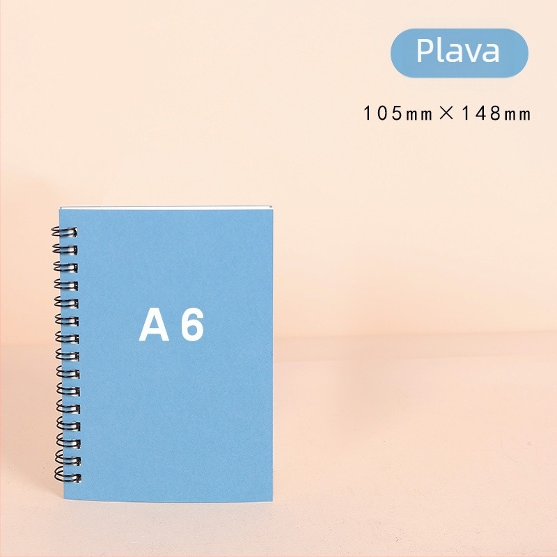 Spiralni bilježnica od Kraft papira, Kraft paper serija, 100 stranica, 300 g/m² papir, mogućnost prilagodbe