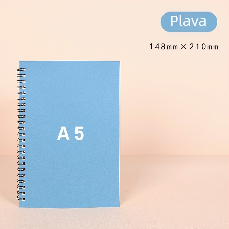 Spiralni bilježnica od Kraft papira, Kraft paper serija, 100 stranica, 300 g/m² papir, mogućnost prilagodbe