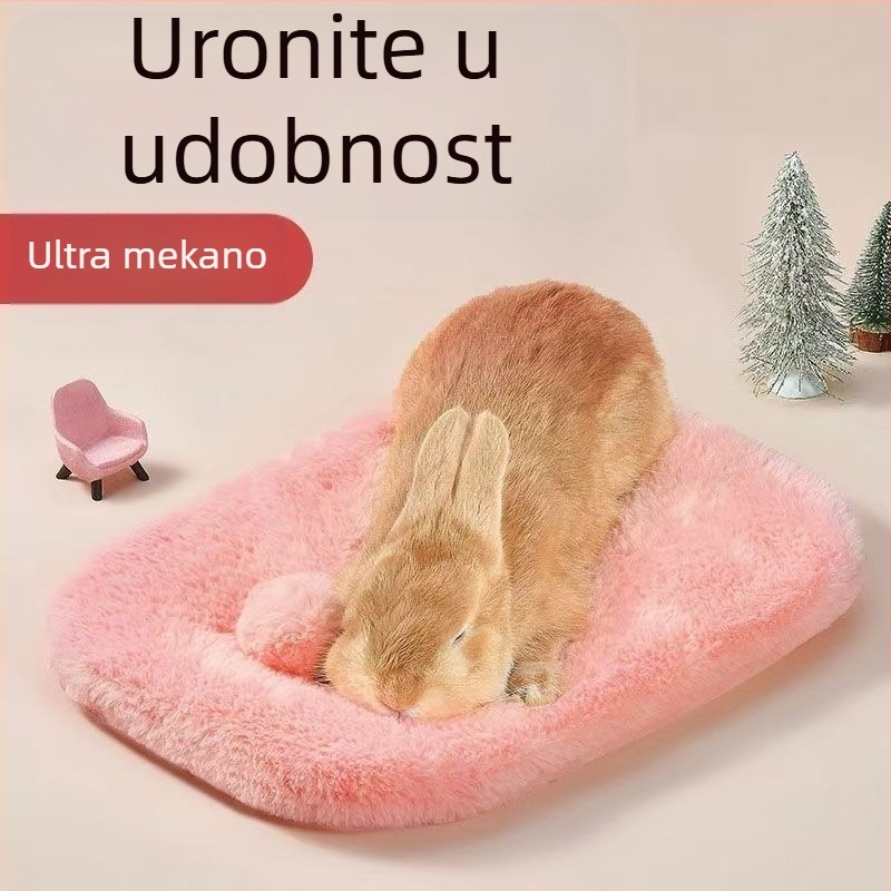Univerzalna pamučna spavaća podloga za zečeve i hrčke, debela topla zimska posteljina