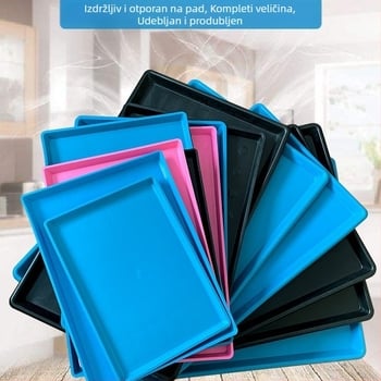 Nonich Tava za kućicu psa — Debela plastična urinarna/toaletna tava