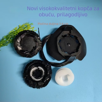 Okretna kopča za cipele – bez vezica, protuklizni žičani kabel, stil gumb, Fengdi plastic 028, za sportske, kožne, čizme, casual i radne cipele, zima‑proljeće‑jesen