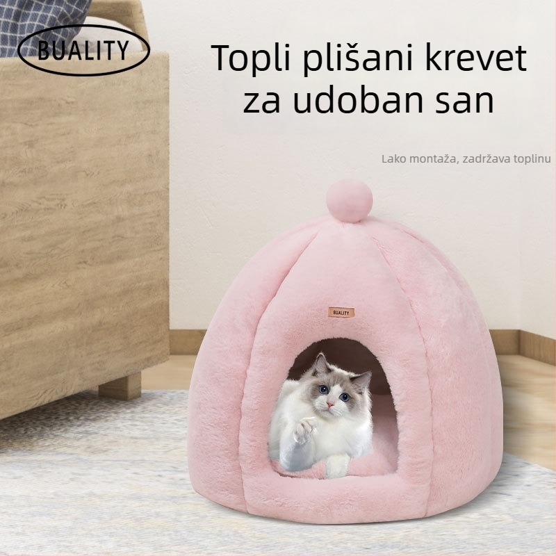 Gnijezdo za kućne ljubimce — od tekstila, porijeklo Zhejiang, nije uvezeno, pogodno za mačke.