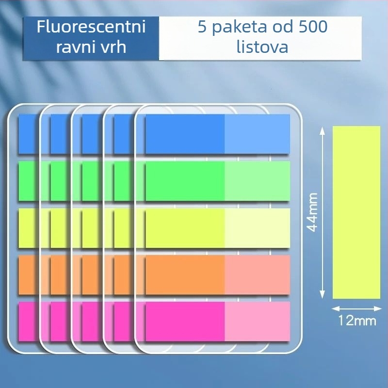 Indeksne naljepnice i prozirne pisljive naljepnice, samoljepljive, 100 komada; Marka: Truecolor; Samoljepljive; 100 komada; Prozirne; Pisljive
