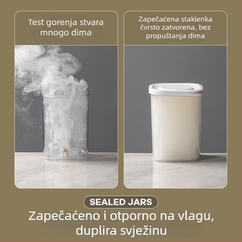Zatvorena posuda za hranu za kuhinju – ovalni PET spremnik, kapacitet ispod 300 ml, može se koristiti u mikrovalnoj, etničkog stila