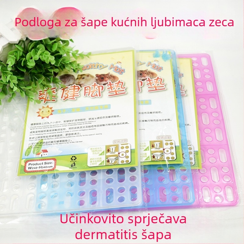 Plastična podloga za šape kućnih ljubimaca - za kaveze i gnijezda, bez uvoza