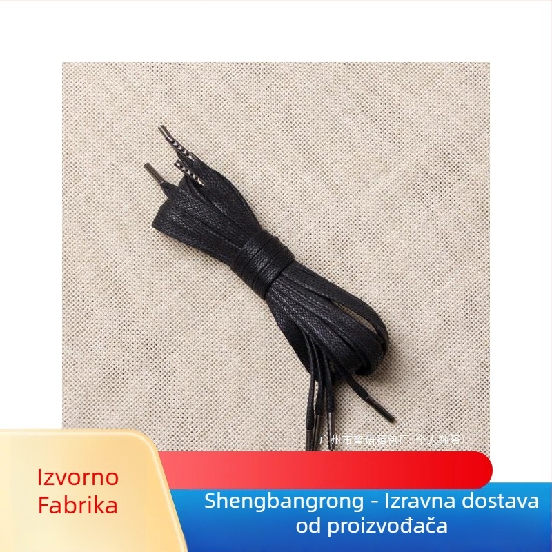 Voskane konopne vezice za platnene cipele – duljina 60–140 cm, marka Sheng bangrong