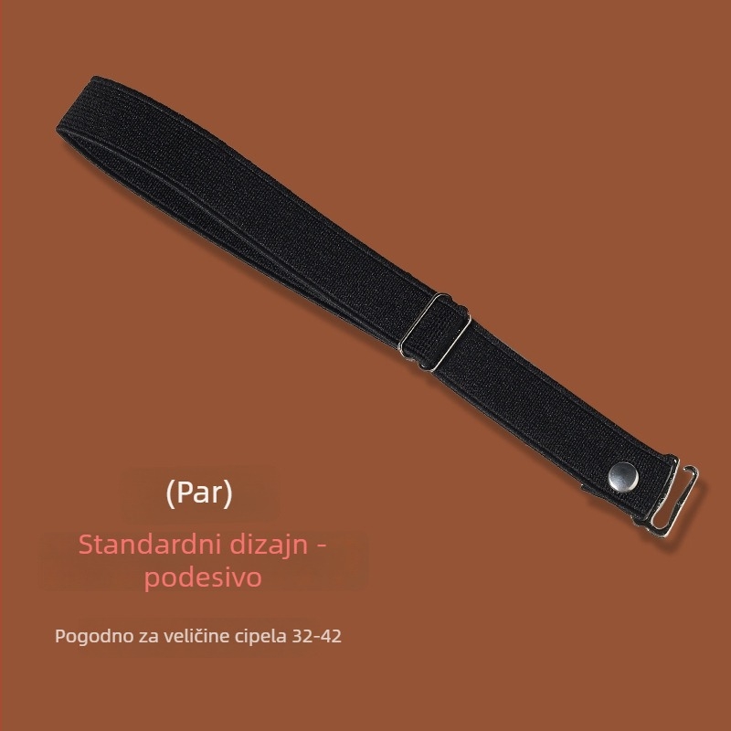 Protuklizni remen za petu za ženske loaferice, elastičan, podesiv, za sigurnu i udobnu prianjanje; pogodan za kožne cipele i sandale